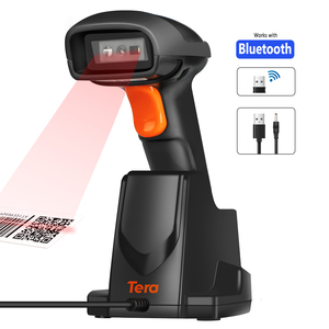 Tera 1D 2D Desktop <strong>Qr</strong> <strong>Code</strong> Barcode Reader Sale Bluetooth LED Light USB NFC Card Skimmer Auto WIFI Status Training Industrial Bit - Product Image 1
