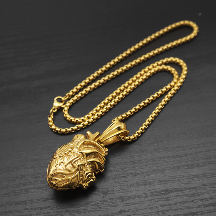 Gold large size with 3mm60cm square pearl chain