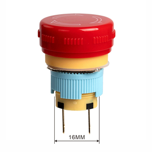 IP65 Not-Drucksc halter 16MM 3A 24V DC Wasserdichter Stopp-Schalter für Schalttafel einbau für industrielles Schalt schrank - Product Image 2