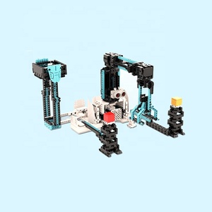 875 Uds STEM programación educativa bloques de construcción juguete montaje científico brazo robótico inteligente ingeniería kits de bloques de construcción