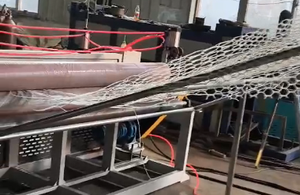 Totalmente automático 2D 3D HDPE PE Malla plana rígida Geo Sintéticos Geonet Net Making Machine - Product Image 6