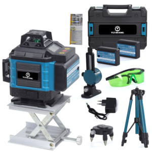 AGL115 4D 16 Lines Rotary Green Laser <strong>Level</strong> Popular <strong>Automatic</strong> Laser <strong>Levels</strong> with DIY Tripod for Easy <strong>Use</strong> - Product Image 1