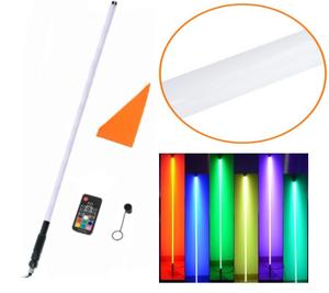 Zsoul LED kırbaç RGB renk modeli ile uzaktan 20 renkler & 22 desenler Led emniyet uyarı kırbaç işık UTV ATV SUV için - Product Image 1
