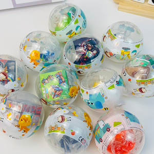 100mm viên nang phong cách khác nhau đồ chơi viên nang bóng trong suốt - Product Image 4