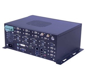 Industrial Mini PC Haswell Processor H81 Chipset HD Graphics 2 LAN 14 USB 10 COM 2 PS2 Linux OS 14 USB Ports Embedded <strong>Computer</strong> - Product Image 2