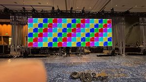 Asla siyah Led gösterge panelleri sistemi kiralama Led Video duvar 2.6 2.9 3.91mm kabine asılı ekran zemin anahtar teslimi 10ft X 12ft - Product Image 5
