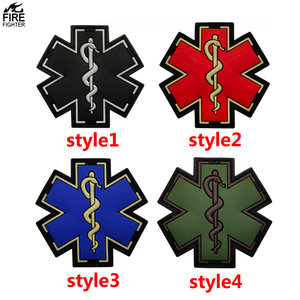 رقع للوجبات الخفيفة المطاطية للإنقاذ الطبي, شارات طبية من المطاط PVC - Product Image 2