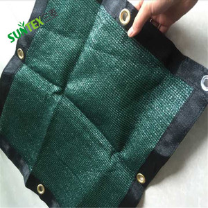 130-180gsm 100% Trinh HDPE brise Vue/DARK màu xanh lá cây gió phá vỡ mặt trời bóng râm Net kính chắn gió lưới - Product Image 1