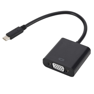 新しいMacbook DellHPおよびプロジェクターアダプター用の3.1usbタイプc USB-Cオス-VGAメス出力 - Product Image 1