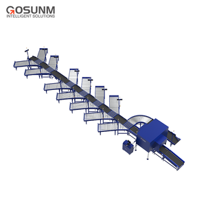 Sistema automático DWS para clasificación de paquetes, pesaje y escaneo en almacén logístico para planta de fabricación de material de aluminio - Product Image 1