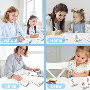 240 Sheet White Spiral <strong>Note</strong> Card Stock 3X4 Blank <strong>Index</strong> Cards Waterproof Pocket <strong>Notebooks</strong> Office Studying <strong>Note</strong> Taking Memo Pads - Product Image 6