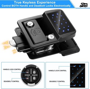 Entegre LED tuş takımı ile YH3154 Rv anahtarsız giriş kapı kilidi - Product Image 2