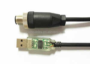 FTDI USB to M12 USB-RS485-WE-1800-BT RS485シリアル通信ケーブルデータダウンロードケーブルプログラミング制御コード - Product Image 3
