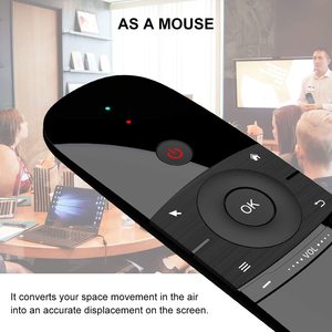 W1 Flying Mouse Double Sided Sensing Infrared Learning Flying Mouse Mini <strong>Keyboard</strong> and Mouse 2.4G Wireless Remote <strong>Control</strong> for Tv - Product Image 3