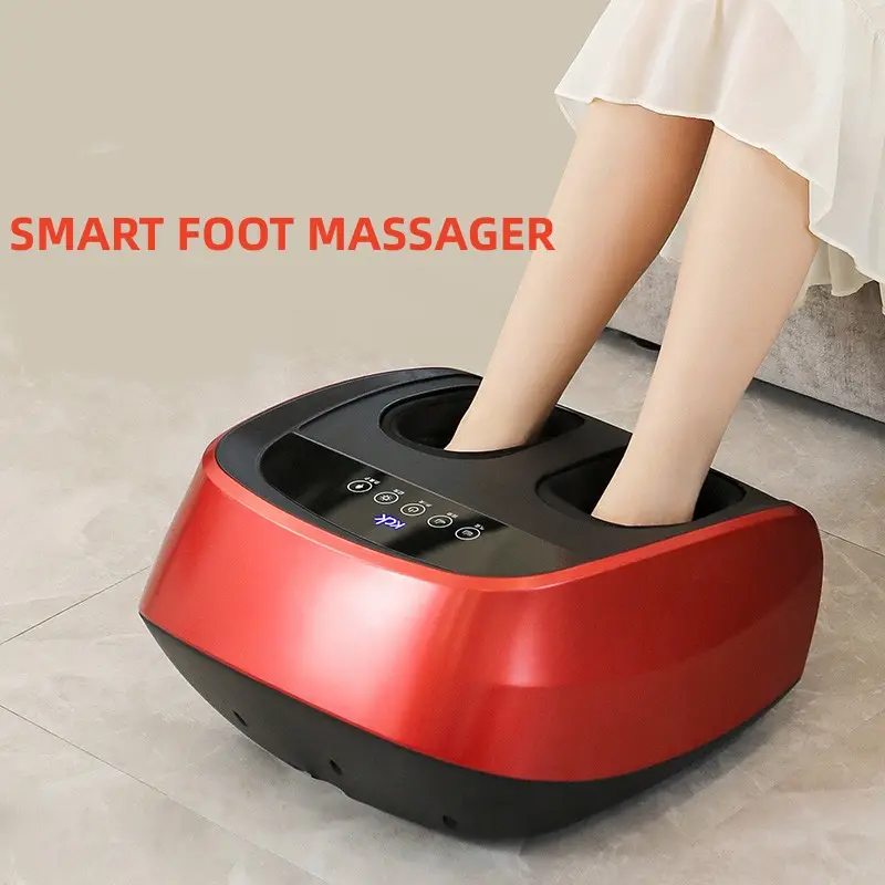 Dispositivo inovador de relaxamento dos pés: massageador shiatsu com amassamento profundo aprimorado e calor calmante