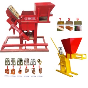 Máquina de fabricación de bloques de pavimentación de ladrillo hueco de suelo de operación manual barata - Product Image 1