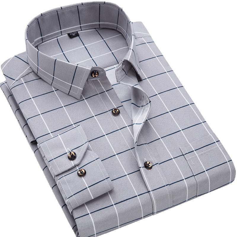 CY171 chemise à manches longues imprimé chemise homme