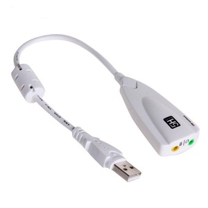 External <strong>USB</strong> Sound <strong>Card</strong> 7.1 Adapter 5HV2 <strong>USB</strong> to 3D CH Sound <strong>Card</strong> Adapter with 3.5mm Headphone Mic Jack for Laptop PC - Product Image 5