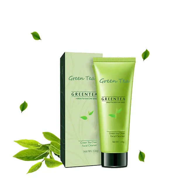 Метка частного назначения органический зеленый чай оливковый экстракт увлажняющее косметическое очищающее средство для лица