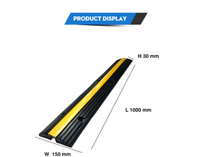 1xc02-dayanıklı kablo koruyucu 1 kanal kauçuk kablo koruyucu apronu - Product Image 2