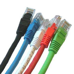 สายเคเบิล Cat5e 4PR UTP ทำจาก PVC 24AWG สายแลนเครือข่ายแลนสำหรับเราเตอร์ไร้สายและสายแพทช์ Rj45 Cat6