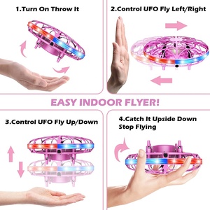 2021 Anti-collision Gesture Controlled Flying UFO Toy Hand Induction Suspension Drone Kid Mini Aircraft Toy Interactive Gift - Product Image 4