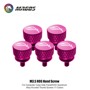 מקרה המחשב m3.5 ברגים יד מתפתל האגודל mod mod mod חלק 11 צבעים, 5 יח'