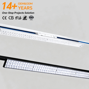 Cao lumens 150lm/W Công nghiệp theo dõi đèn nhôm PMMA 25 Wát SMD2835 thương mại LED tuyến tính ánh sáng với theo dõi núi - Product Image 1