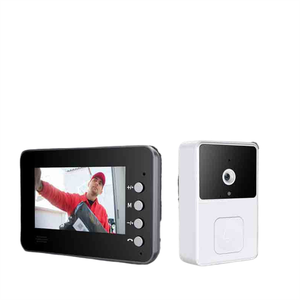 ビデオドアベルインターホンシステム4.3インチカメラ1080P、モニター付き1ドアフォンキット