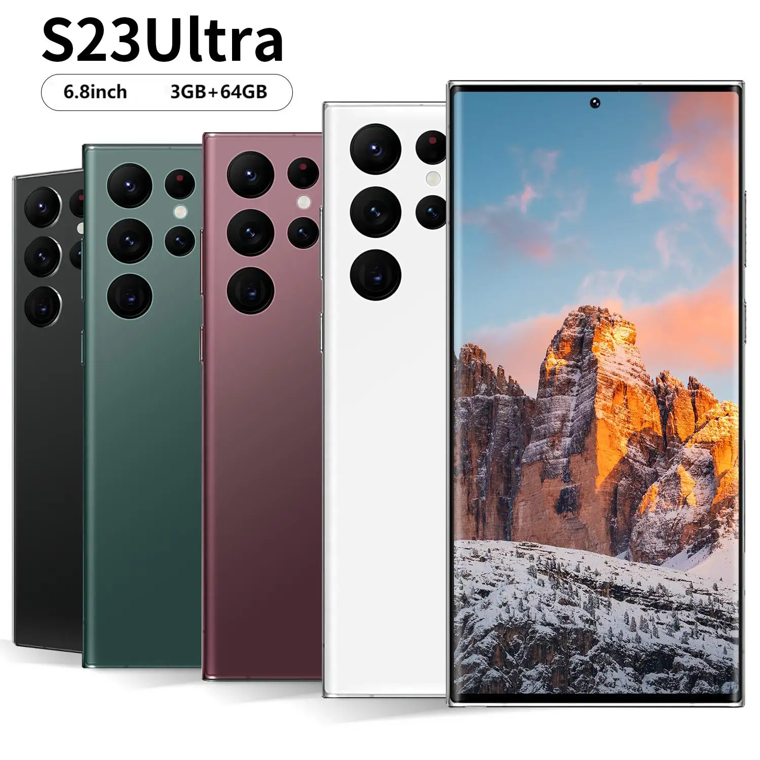 High Quality S23 Ultra 5g 7.2 Inch Original Mobile Phone 3gb+64gb Large Memory Smart Phone Beauty Camera Gaming Cellphone