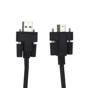 สาย USB 3.0 A ถึง B แผงถ่ายโอนข้อมูลความเร็วสูงติดล็อคเครื่องพิมพ์ USB 3.0 พร้อมสายสกรู - Product Image 5
