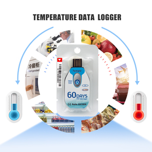 Registrador de datos de temperatura desechable UUSB Uso único Instrumento de grabación de 60 días Contenedores de envío compatibles - Product Image 5