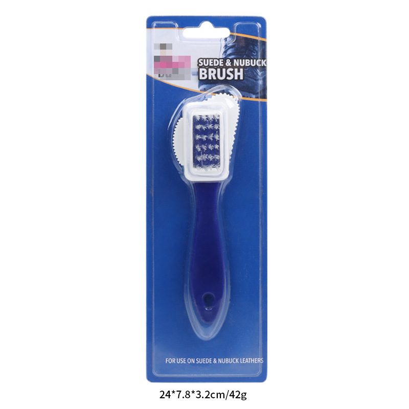 cepillo de gamuza azul