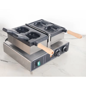 Chuyên nghiệp không dính Snack Waffle Máy Ice Cream <span class=keywords><strong>hello</strong></span> <span class=keywords><strong>kitty</strong></span> hình dạng Waffle maker - Product Image 6