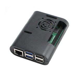 Raspberry Pi 5 Kunststoffs chale Schwarz ABS-Gehäuse Wärme ableitung schale für Raspberry Pi 5 4GB 8GB Single Board Computer