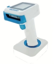 Symcode MJ-1902 Handheld Barcode Scanner White Blue QR 2D Bar <strong>Code</strong> Light <strong>Source</strong> with BT Interface Stock Document Scanner