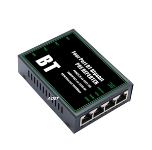 ギガビット60W4ポートPOEエクステンダー10/100/1000Mbps IEEE802 VLANスイッチIPカメラ用250メートルのPoEネットワークスイッチデバイスを拡張 - Product Image 4