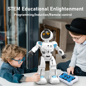 Toptan eğitim dokunmatik algılama Iinteractive elektrikli plastik akıllı büyük uzaktan kumanda robotlar oyuncak programlama için kız erkek - Product Image 4