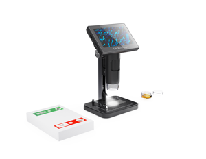 5英寸液晶屏FHD数码显微镜电子显微镜与照片视频功能 - Product Image 1