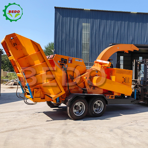 <strong>8</strong>-10t/h Mobile Integrated Diesel Wood Chipper Wood <strong>Shredder</strong> Chipper for Industrial