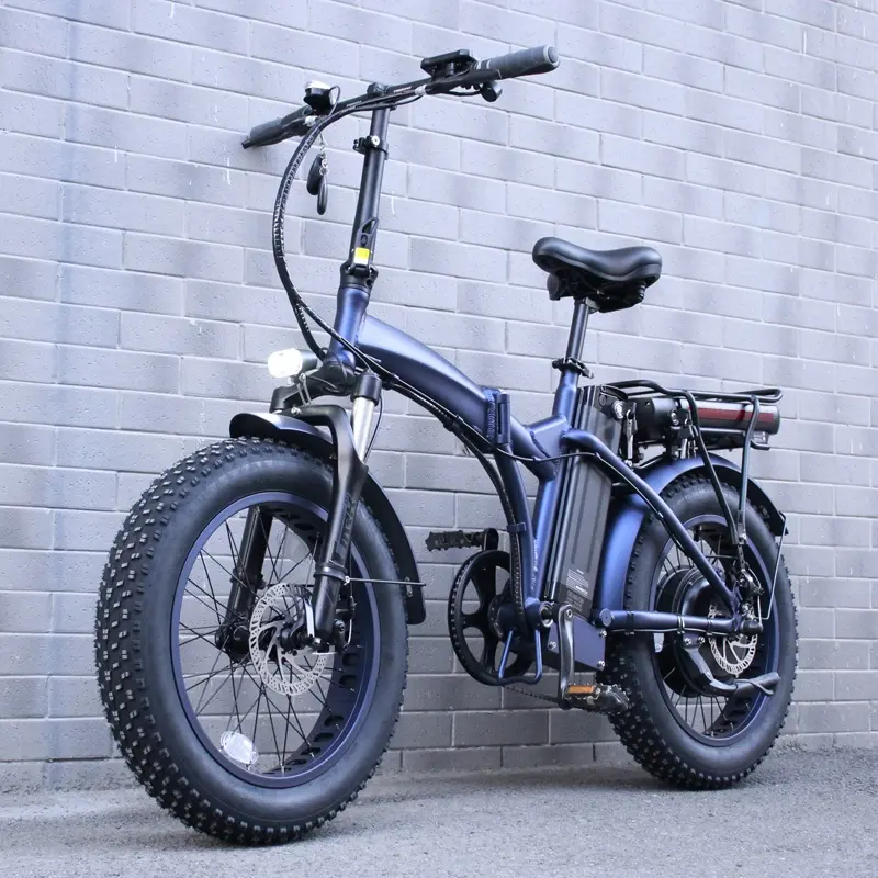 Prezzo di fabbrica 350W 500W 1000W pieghevole Ebike doppia batteria bici elettrica bicicletta 20 pollici grasso pneumatico e-bike