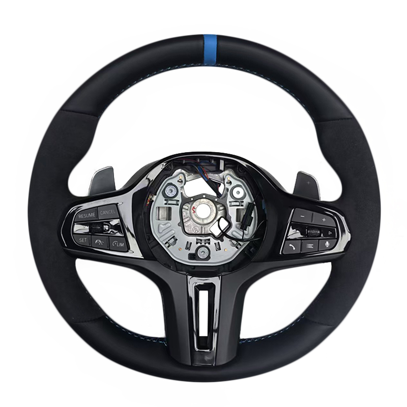 G30 Sans Cadre + Suède + Cuir Lisse + Paddle + Bande Supérieure Bleue
