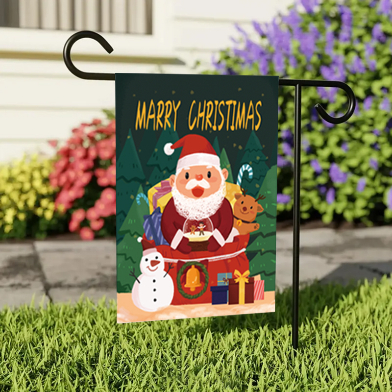 Drapeau de jardin de Noël