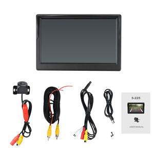 Cámara de marcha atrás de visión trasera inalámbrica para coche, pantalla LCD TFT de 5,0 pulgadas