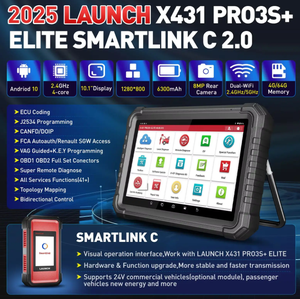 El más nuevo LAUNCH X431 PRO3S + ELITE J2534 PROGRAM HERRAMIENTA CODIFICACIÓN en línea Todos los sistemas Diagnóstico automático Topología Escáner bidireccional - Product Image 4