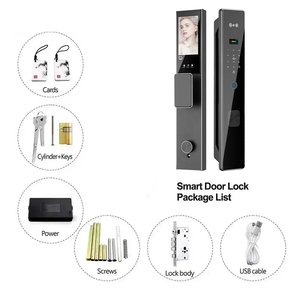 TYSH Tuya riconoscimento facciale Wifi con videocamera videocitofono Smart Lock abilitato per la vena di palma sicura e conveniente serratura intelligente - Product Image 5