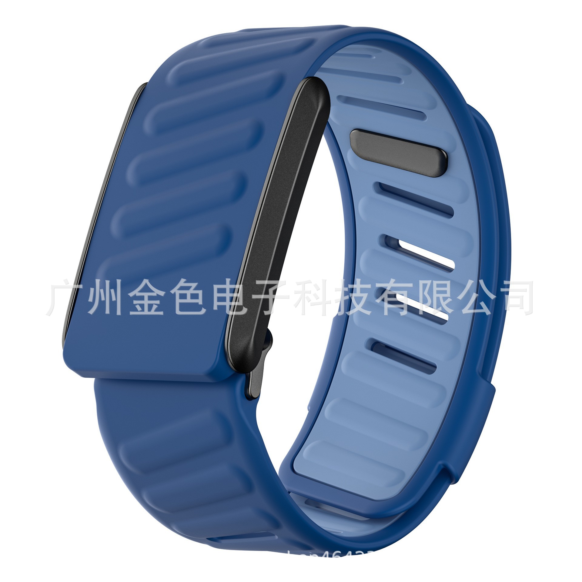 Dark blue, light blue (black frame)