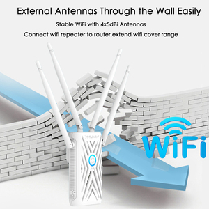 Wavlink เครื่องขยายสัญญาณ WIFI 5 GHz 1200Mbps เสาอากาศ4x5dBi ระยะไกลสัญญาณ Wi-Fi บูสเตอร์ไฟร์วอลล์ AP เครื่องขยายสัญญาณ Wi-Fi ที่บ้าน - Product Image 3