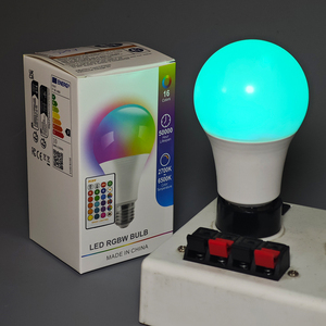Ultra parlak 9w kablosuz W C akıllı yuvarlak Smd ışık 1100lm 1100 Marquee A70 Ip67 küre 120 pembe Cct E27 Wifi Led Rgb ampul - Product Image 1
