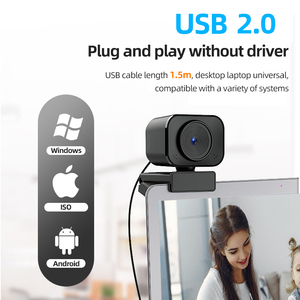 2024 Ultra HD4kウェブカメラリモコン9Xデジタルズームオートフォーカスコンピューターカメラ、PC用三脚スタンド付きMacラップトップズームチーム - Product Image 3